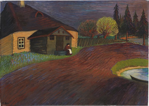 The memory, 1907-1908. Creator: Werefkin, Marianne, von (1860-1938).