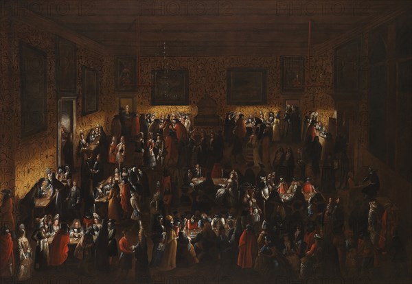 Masked Ball (Il ridotto), Mid of 17th cen.. Creator: Heintz, Joseph, the Younger (ca 1600-after 1674).