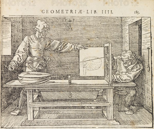 Institutionum geometricarum libri quatuor, 1528. Creator: Dürer, Albrecht (1471-1528).