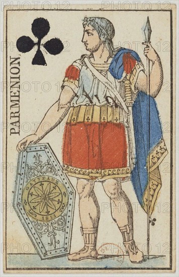 Parmenion. From: Cartes de tête d'un jeu au portrait de l'Empire, 1811. Creator: Gatteaux, Nicolas-Marie (1751-1832).
