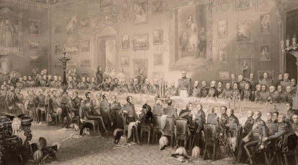 The Waterloo Banquet at Aspley House June 18, 1836 . Creator: Greatbach, William (active 1827-1859).