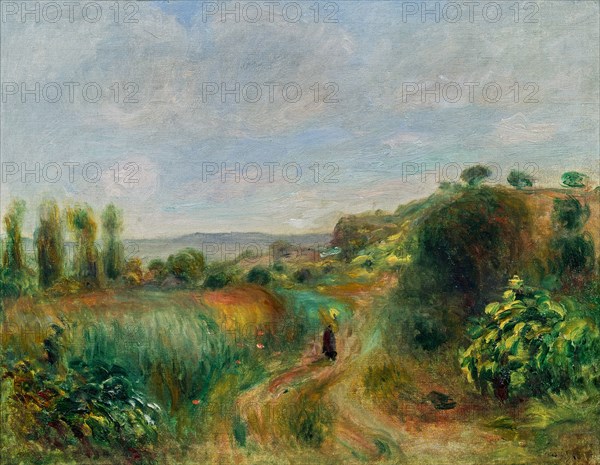 Paysage à Cagnes, c. 1898. Creator: Renoir, Pierre Auguste (1841-1919).