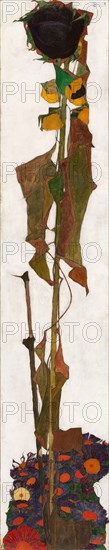 Sunflower, 1909-1910. Creator: Schiele, Egon (1890-1918).