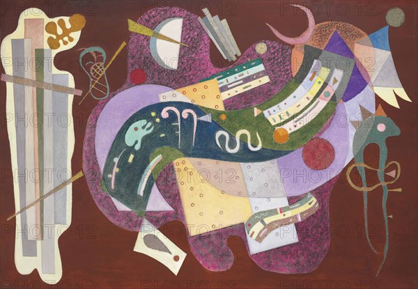 Rigide et courbé , 1935. Creator: Kandinsky, Wassily Vasilyevich (1866-1944).