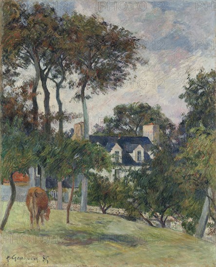 The white House, 1885. Creator: Gauguin, Paul Eugéne Henri (1848-1903).