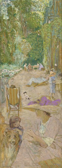 Aux Pavillons à Cricqueboeuf, 1911. Creator: Vuillard, Édouard (1868-1940).