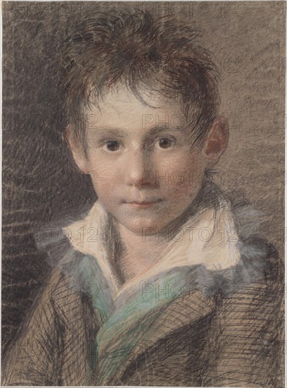 Half-length portrait of a boy. Creator: Ellenrieder, Marie (1791-1863).