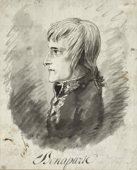 Napoléon Bonaparte, Général en chef der Armée d'Italie, ca 1797. Creator: Gros, Antoine Jean, Baron (1771-1835).