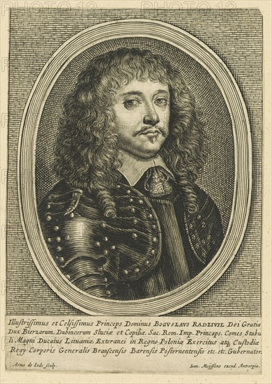 Portrait of Boguslaw Radziwill (1620-1669), c. 1650. Creator: Meyssens (Mijtens), Joannes (1612-1670).