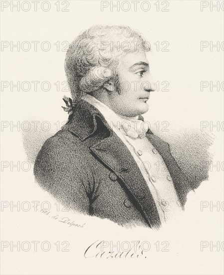 Jacques Antoine Marie de Cazalès (1758-1805), ca 1820. Creator: Delpech, François Séraphin (1778-1825).