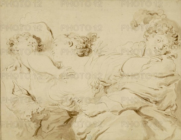 La Gifle , 1785. Creator: Fragonard, Jean Honoré (1732-1806).