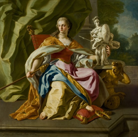 Allegory of the nobility of the order of Malta, 1747. Creator: De Mura, Francesco (1696-1782).