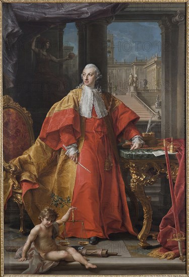 Portrait of Abbondio Rezzonico , 1766. Creator: Batoni, Pompeo Girolamo (1708-1787).