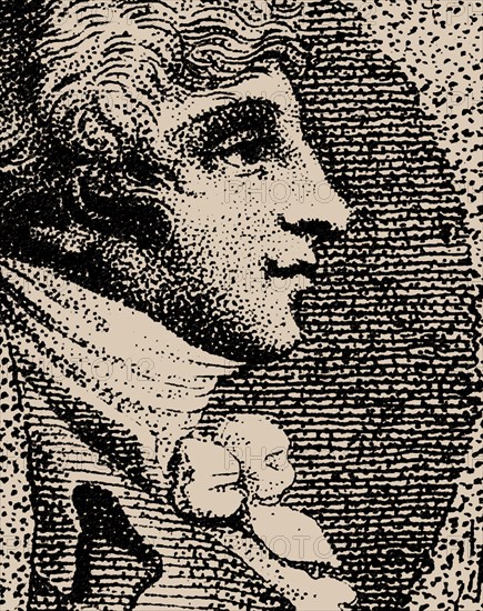 Portrait of the violinist and composer Feliks Janiewicz (1762-1848). Creator: Anonymous.