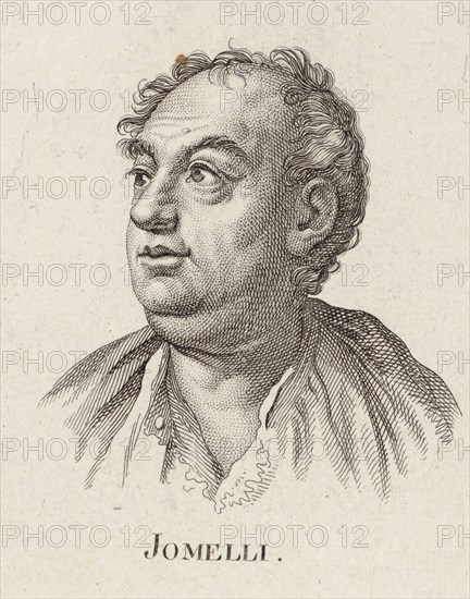 Portrait of the composer Niccolò Jommelli (1714-1774). Creator: Anonymous.