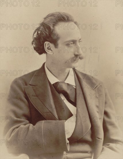 Portrait of the violinist and composer Henri Ketten (1848-1883). Creator: Photo studio Pagliano e Ricordi, Milano .