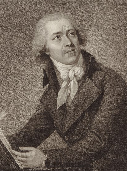Portrait of the Composer Leopold Kozeluch (1747-1818), 1797. Creator: Ridley, William (1764-1838).