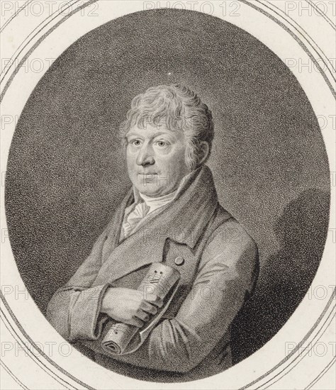 Portrait of the violinist and composer Franz Krommer (1759-1831). Creator: Neidl, Johann (1776-1832).