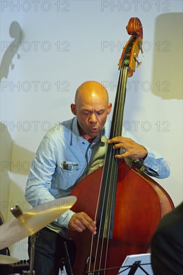 Miles Danso, Splash Point Jazz, Eastbourne, East Sussex, UK, 28 Aug 2019. Creator: Brian O'Connor.