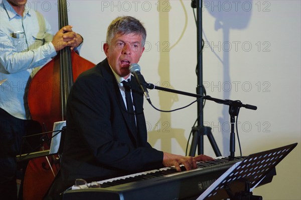 Neal Richardson, Splash Point Jazz, Eastbourne, East Sussex, UK, 28 Aug 2019. Creator: Brian O'Connor.