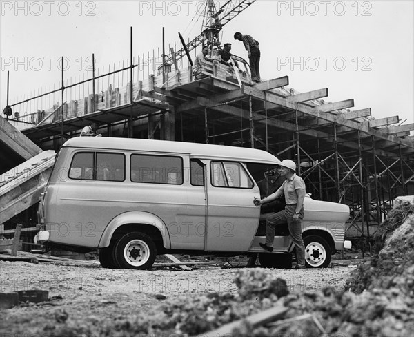 1970 Ford Transit crewbus. Creator: Unknown.