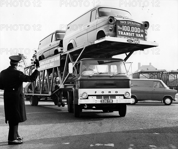 100,000th Transit van is delivered 1968. Creator: Unknown.