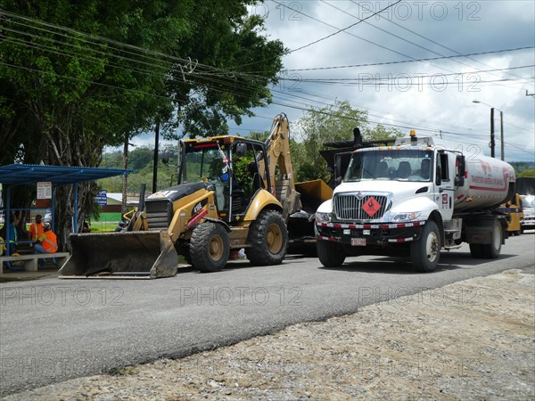 Road works in Costa Rica 2018. Creator: Unknown.