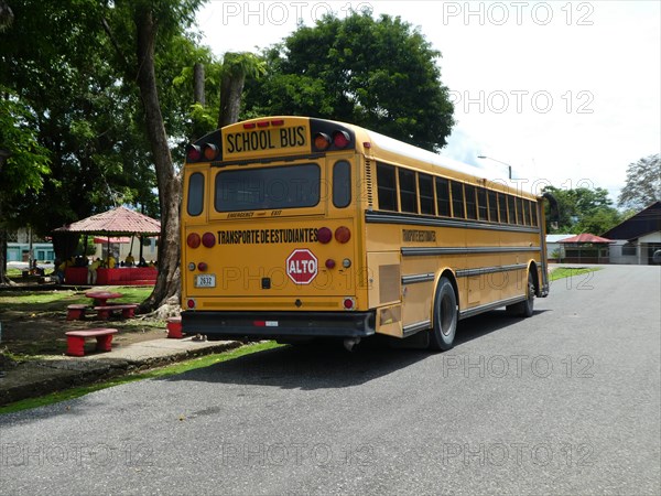 Thomas Built school bus, Costa Rica 2018. Creator: Unknown.