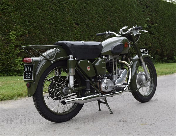 1954 Matchless G3 LS Auxiliary Fire Service motorcycle. Creator: Unknown.