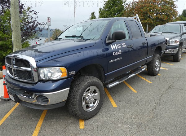 Dodge Ram 2500 Canadian Coastguard truck 2018. Creator: Unknown.