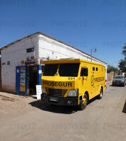 Prosegur security lorry, Chile 2019. Creator: Unknown.