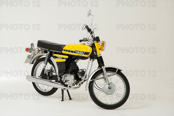 1987 Yamaha FS1E moped. Creator: Unknown.