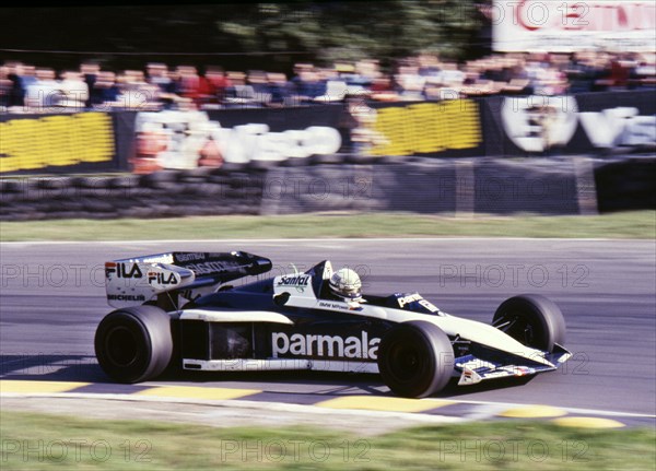 Brabham BT52 GP of Europe Brands Hatch 1983, Ricardo Patrese. Creator: Unknown.