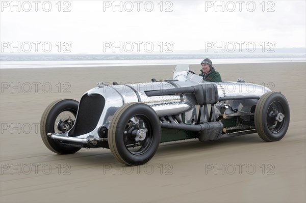 1933 Napier Railton at Pendine Sands, July 2015. Creator: Unknown.