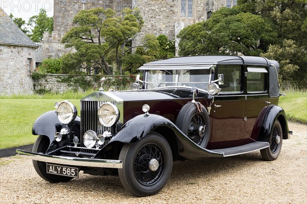 1933 Rolls Royce Phantom II Sedanca de Ville by Barker. Creator: Unknown.