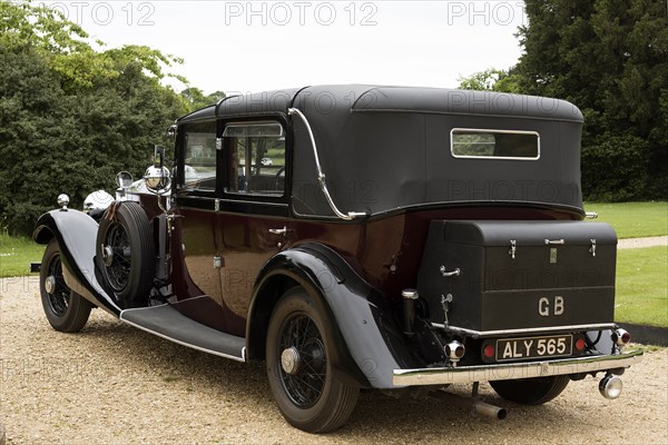 1933 Rolls Royce Phantom II Sedanca de Ville by Barker. Creator: Unknown.