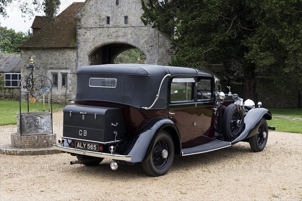 1933 Rolls Royce Phantom II Sedanca de Ville by Barker. Creator: Unknown.