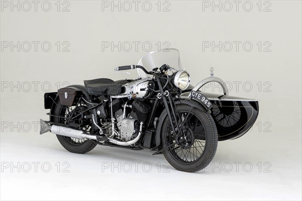 1936 Brough Superior 11-50 Special Combination. Creator: Unknown.