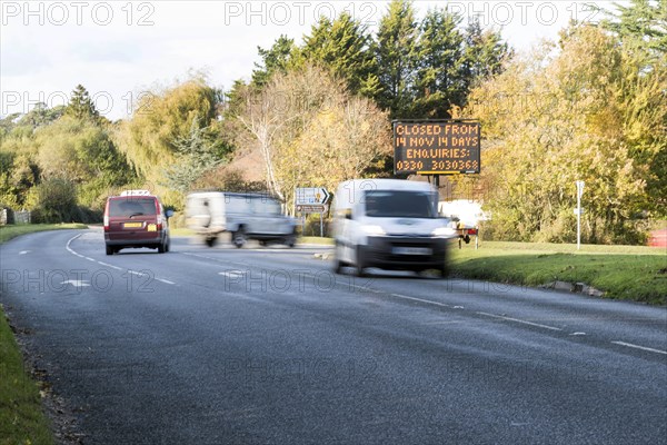 Solar Variable Message Temporary Road Sign 2016. Creator: Unknown.