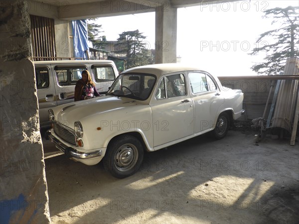 Hindustan in garage, India 2017. Creator: Unknown.