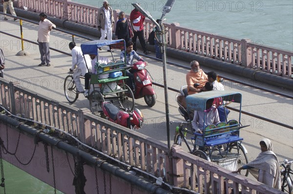 Bicycle Rickshaws, Haridwar India. Creator: Unknown.