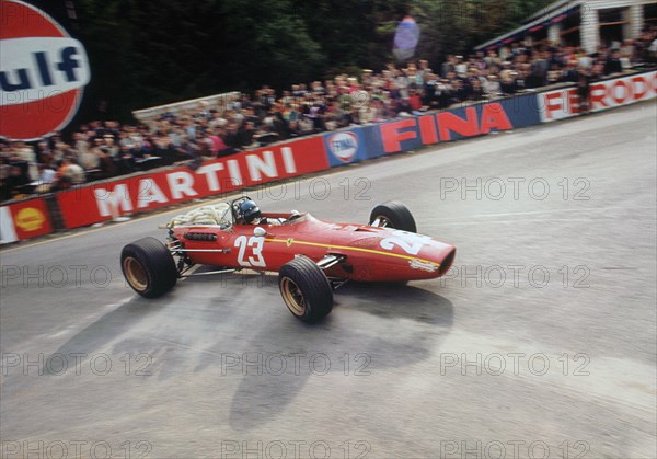 Ferrari, Jacky Ickx, 1968 Belgian Grand Prix. Creator: Unknown.