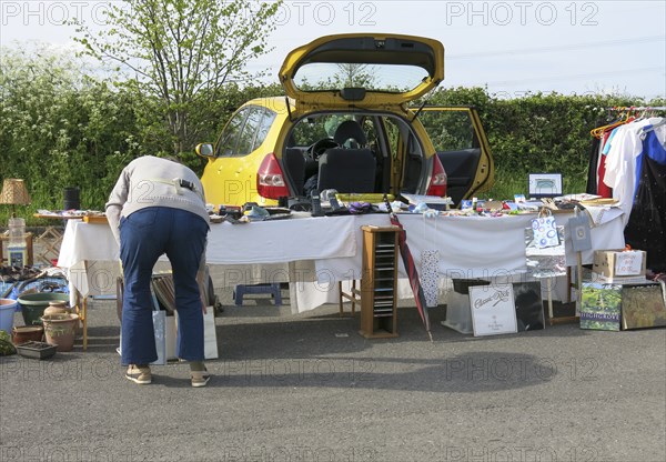 Car Boot sale at Gang Warily, New Forest 2014. Creator: Unknown.