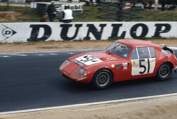 Austin - Healey Sprite, Baker - Hedges 1967, Le Mans 24 hour race. Creator: Unknown.