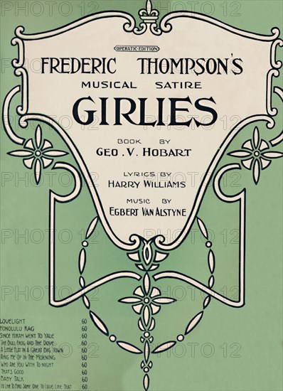 'Frederic Thompson's Musical Satire "Girlies"', 1911.  Creator: Unknown.