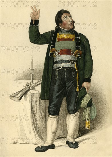 'Commandant Schoenecher', 1809. Creator: Thomas Uwins.