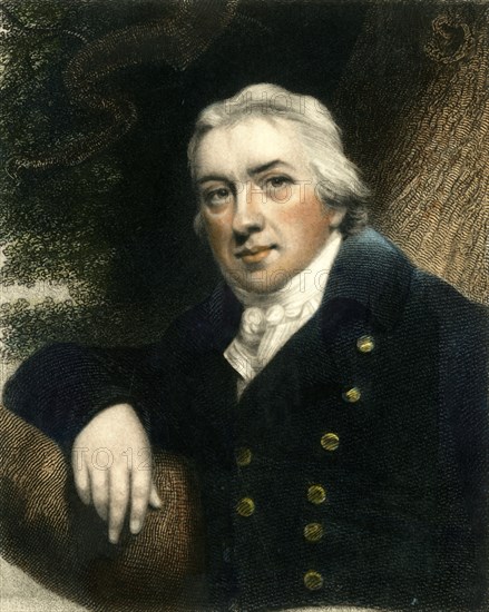 Edward Jenner, late 18th-early 19th century, (c1833). Creator: Edward Scriven.