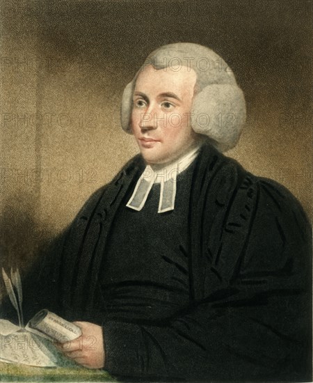 'Reverend John Eyre, MA.', late 18th century. Creator: Unknown.