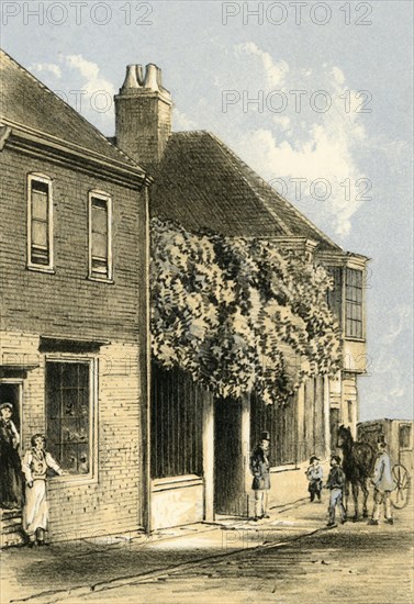 'Birth Place of Dr. Watts', c1861.  Creator: Unknown.