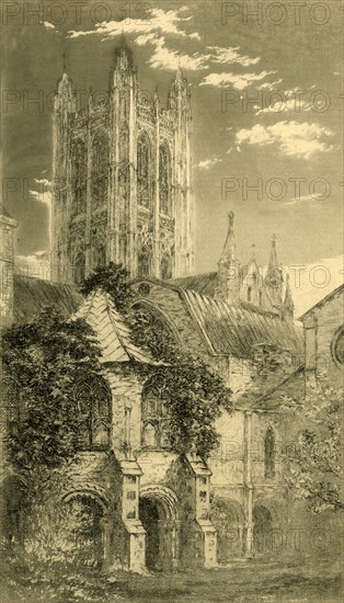 The Water Tower, Canterbury Cathedral, Canterbury, Kent, 1885. Creator: Unknown.